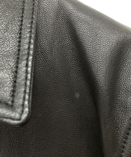 JACKROSE（ジャックローズ）JACKROSE (ジャックローズ) レザージャケット山羊革 ブラック サイズ:3の古着・服飾アイテム
