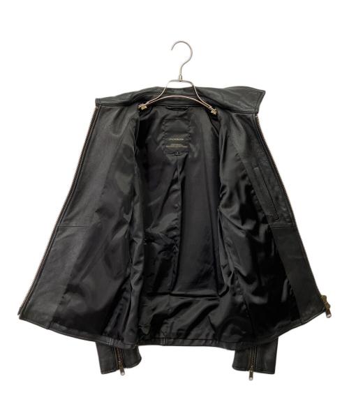 JACKROSE（ジャックローズ）JACKROSE (ジャックローズ) レザージャケット山羊革 ブラック サイズ:3の古着・服飾アイテム