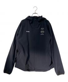 Bristol×SOPH.（ブリストル×ソフ）の古着「SOPH LYCRA BIG LOGO ZIP UP BLOUSON」｜ネイビー