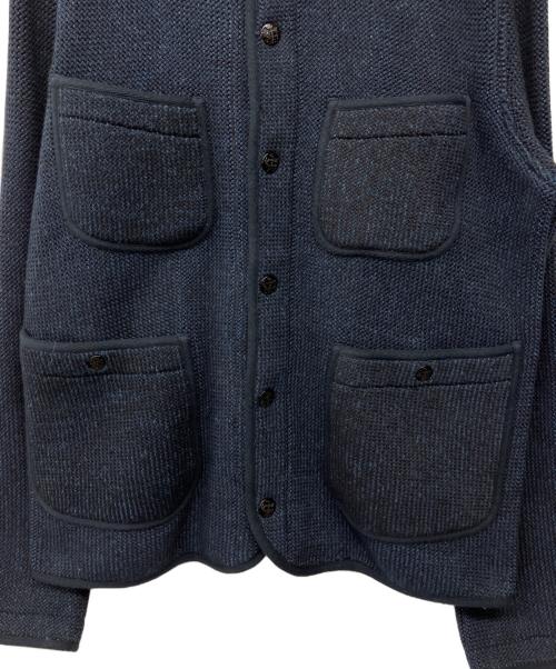 RRL（ダブルアールエル）RRL (ダブルアールエル) BEACH CLOTH-INSPIRED CARDIGAN JACKET ネイビー サイズ:Mの古着・服飾アイテム