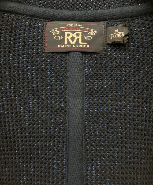 RRL（ダブルアールエル）RRL (ダブルアールエル) BEACH CLOTH-INSPIRED CARDIGAN JACKET ネイビー サイズ:Mの古着・服飾アイテム