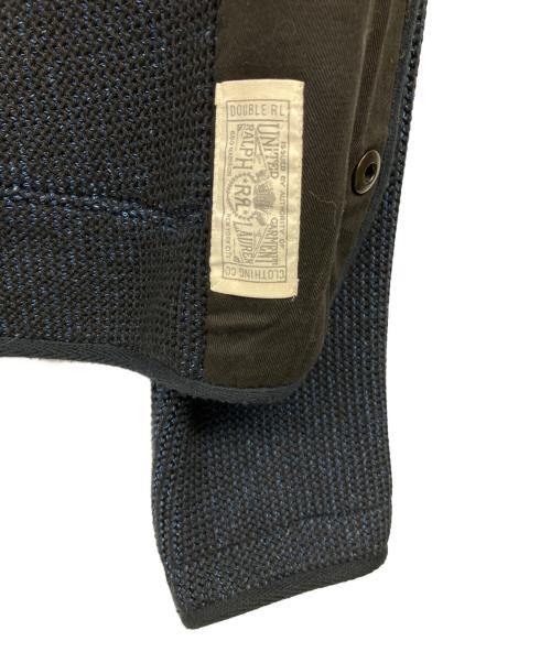 RRL（ダブルアールエル）RRL (ダブルアールエル) BEACH CLOTH-INSPIRED CARDIGAN JACKET ネイビー サイズ:Mの古着・服飾アイテム