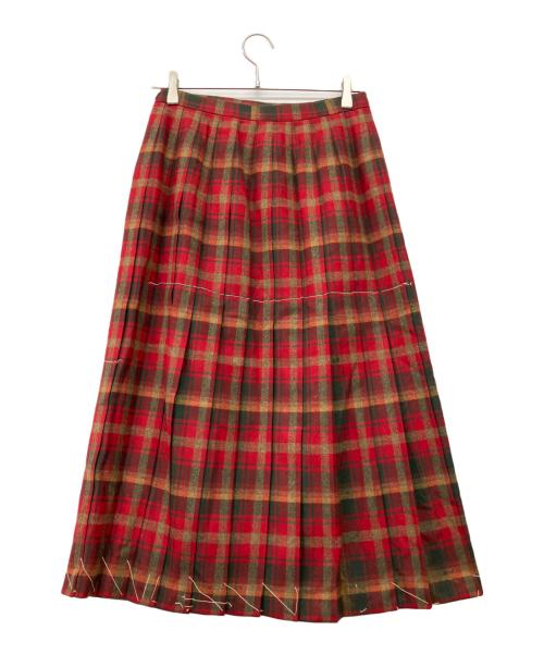 PENDLETON（ペンドルトン）PENDLETON (ペンドルトン) 90's PETITE チェックフラップベルテッドスカート マルチカラー サイズ:10の古着・服飾アイテム