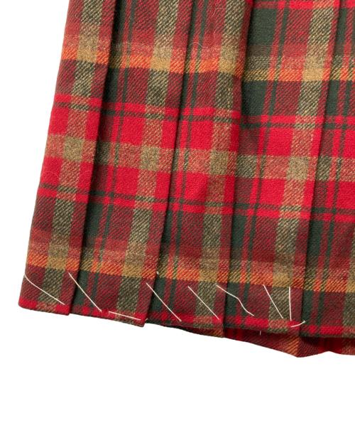 PENDLETON（ペンドルトン）PENDLETON (ペンドルトン) 90's PETITE チェックフラップベルテッドスカート マルチカラー サイズ:10の古着・服飾アイテム