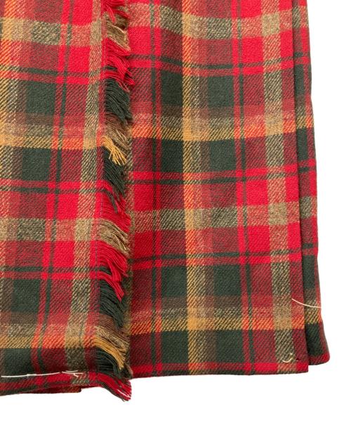 PENDLETON（ペンドルトン）PENDLETON (ペンドルトン) 90's PETITE チェックフラップベルテッドスカート マルチカラー サイズ:10の古着・服飾アイテム