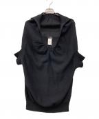 YOHJI YAMAMOTOヨウジヤマモト）の古着「薄手ニット」｜ブラック