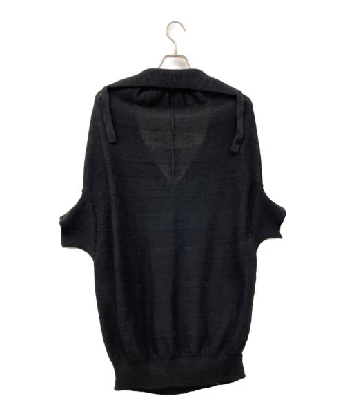 YOHJI YAMAMOTO（ヨウジヤマモト）YOHJI YAMAMOTO (ヨウジヤマモト) 薄手ニット ブラック サイズ:Lの古着・服飾アイテム