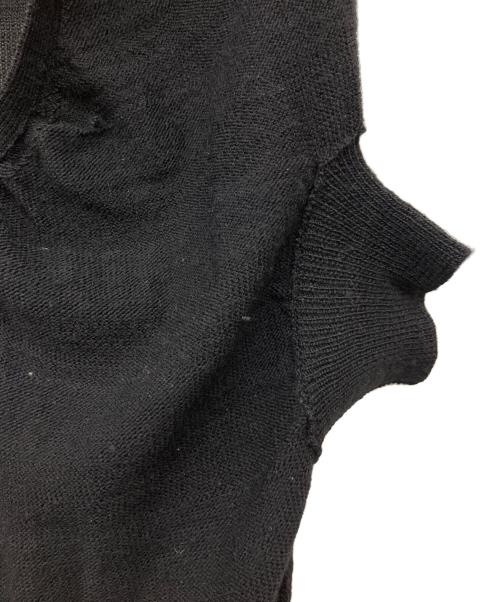 YOHJI YAMAMOTO（ヨウジヤマモト）YOHJI YAMAMOTO (ヨウジヤマモト) 薄手ニット ブラック サイズ:Lの古着・服飾アイテム