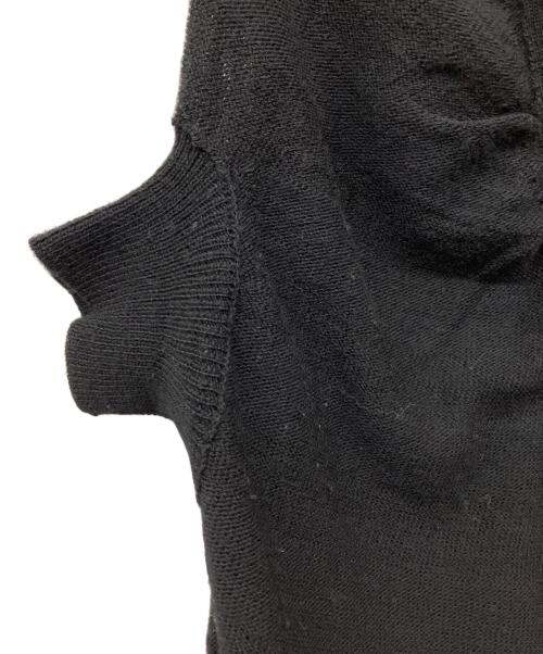 YOHJI YAMAMOTO（ヨウジヤマモト）YOHJI YAMAMOTO (ヨウジヤマモト) 薄手ニット ブラック サイズ:Lの古着・服飾アイテム