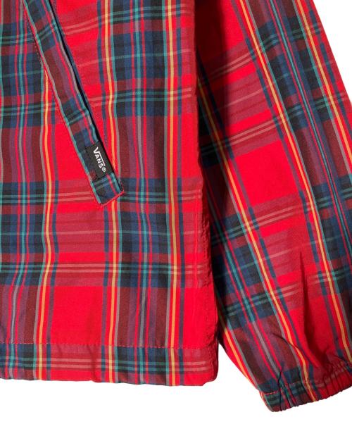 VANS（ヴァンズ）VANS (ヴァンズ) コーチジャケット レッド サイズ:Lの古着・服飾アイテム