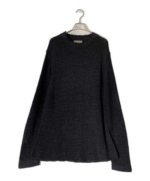Yohji Yamamoto pour homme（ヨウジヤマモト プールオム）Yohji Yamamoto pour homme (ヨウジヤマモト プールオム) 薄手ニット ブラック サイズ:3の古着・服飾アイテム