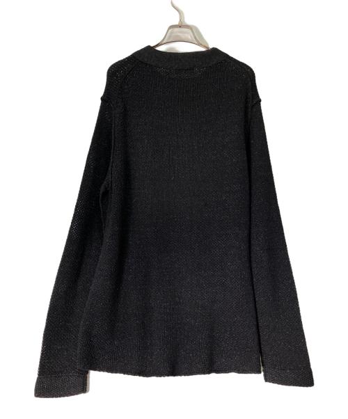 Yohji Yamamoto pour homme（ヨウジヤマモト プールオム）Yohji Yamamoto pour homme (ヨウジヤマモト プールオム) 薄手ニット ブラック サイズ:3の古着・服飾アイテム