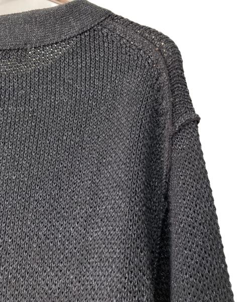 Yohji Yamamoto pour homme（ヨウジヤマモト プールオム）Yohji Yamamoto pour homme (ヨウジヤマモト プールオム) 薄手ニット ブラック サイズ:3の古着・服飾アイテム