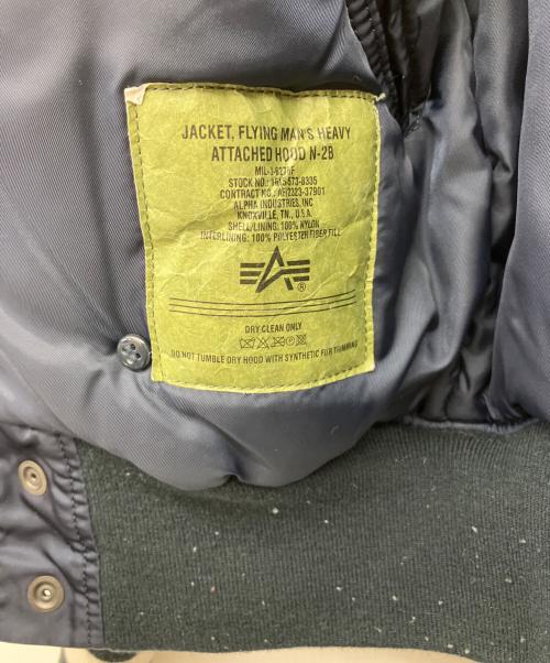 ALPHA（アルファ）ALPHA (アルファ) Uniform Experiment by SOPHNET コラボ N-2B フライトジャケット ネイビー サイズ:Sの古着・服飾アイテム