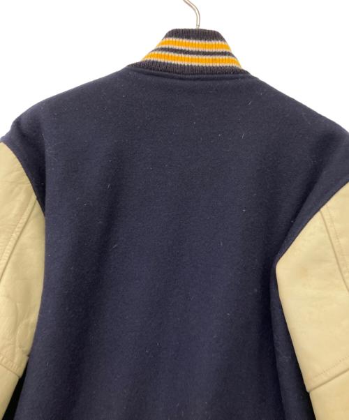 buddy（バディ）buddy (バディ) 90's 別注 Catchball アワードジャケット ネイビー×イエロー サイズ:34の古着・服飾アイテム