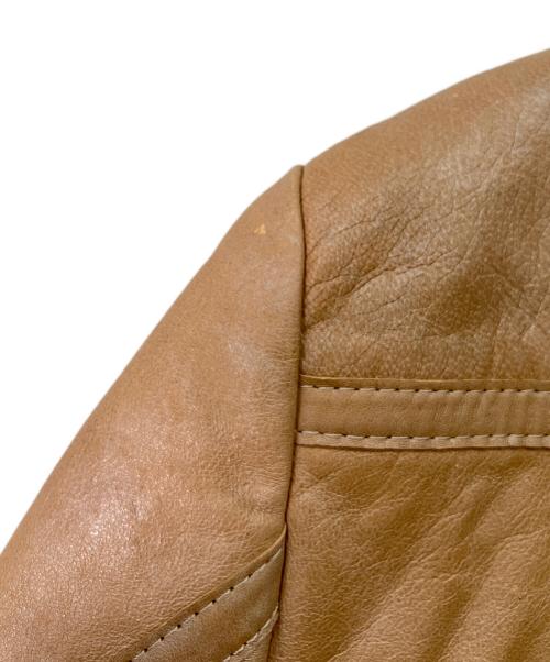 PAUL SMITH（ポールスミス）PAUL SMITH (ポールスミス) ラムレザージャケット ベージュ サイズ:Sの古着・服飾アイテム