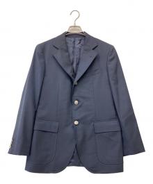 J.PRESS（ジェイプレス）の古着「段返り3B 銀ボタン シングル 紺ブレ」｜ネイビー