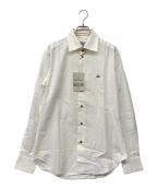 Vivienne Westwoodヴィヴィアンウエストウッド）の古着「00's オーブ刺繍L/S ライカ期 イタリア製」｜ホワイト