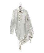 Vivienne Westwoodヴィヴィアンウエストウッド）の古着「ロング丈変形絞り」｜ホワイト