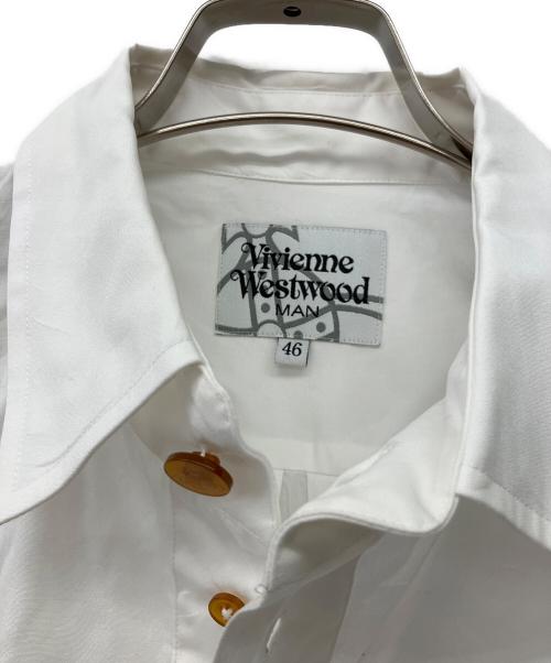 Vivienne Westwood（ヴィヴィアンウエストウッド）Vivienne Westwood (ヴィヴィアンウエストウッド) ロング丈変形絞り ホワイト サイズ:46の古着・服飾アイテム