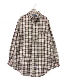 POLO RALPH LAUREN（ポロ・ラルフローレン）の古着「長袖シャツ」｜グレー