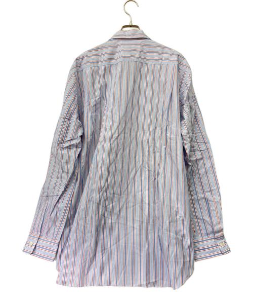 COMME des GARCONS（コムデギャルソン）COMME des GARCONS (コムデギャルソン) 90’s ワイドストライプシャツ D-TK9210 AD1995 ブルー×レッド サイズ:不明の古着・服飾アイテム