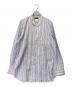 COMME des GARCONS（コムデギャルソン）の古着「90’s ワイドストライプシャツ D-TK9210 AD1995」｜ブルー×レッド