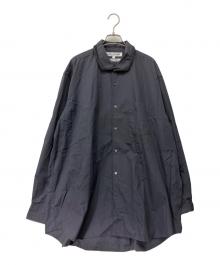 COMME des GARCONS（コムデギャルソン）の古着「80-90’s 装飾襟ワイドシャツ D-TK9210 フランス製」｜グレー
