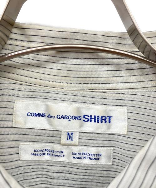 COMME des GARCONS（コムデギャルソン）COMME des GARCONS (コムデギャルソン) 90's前期デザイン ストライプシャツ D-TK9210 AD1994 ホワイト サイズ:Mの古着・服飾アイテム