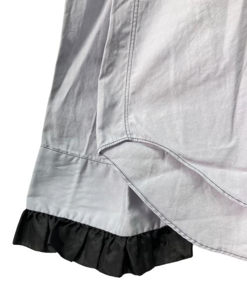 COMME des GARCONS HOMME PLUS（コムデギャルソンオムプリュス）COMME des GARCONS HOMME PLUS (コムデギャルソンオムプリュス) フリルカラー装飾デザインL/S AD2011 デカダンス期 グレー サイズ:Sの古着・服飾アイテム