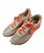 NIKEナイキ）の古着「スニーカー」｜ベージュ×オレンジ