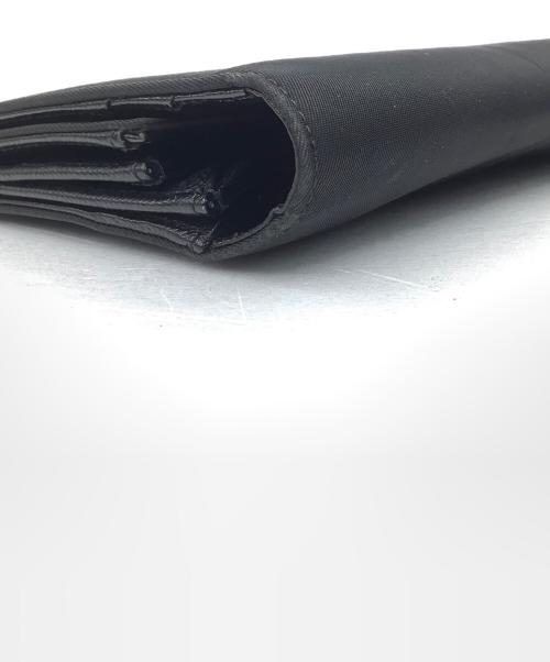 PRADA（プラダ）PRADA (プラダ) フラップウォレット ブラックの古着・服飾アイテム