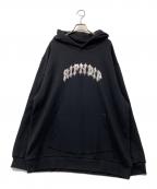 RIPNDIPリップンディップ）の古着「プルオーバーパーカー」｜ブラック
