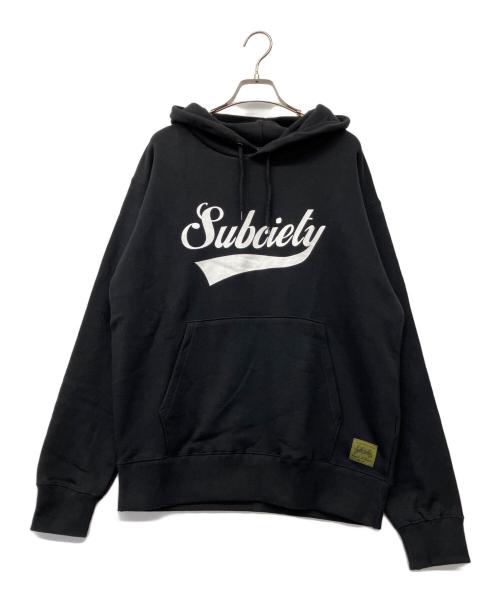 SUBCIETY（サブサエティ）SUBCIETY (サブサエティ) プルオーバーパーカー ブラック サイズ:L 未使用品の古着・服飾アイテム
