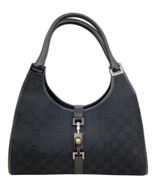 GUCCI（グッチ）GUCCI (グッチ) ハンドバック　ジャッキー ブラックの古着・服飾アイテム