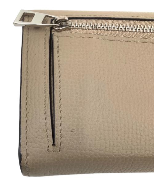 LOEWE（ロエベ）LOEWE (ロエベ) アナグラム コンティネンタル ウォレット サンドの古着・服飾アイテム