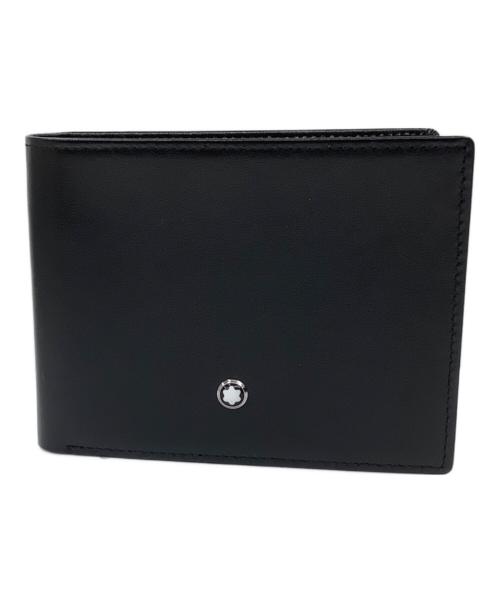 MONTBLANC（モンブラン）MONTBLANC (モンブラン)  マイスターシュテュック　オープン開閉式二つ折り札入 ブラックの古着・服飾アイテム
