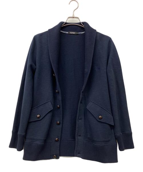 BURBERRY BLUE LABEL（バーバリー ブルー レーベル）BURBERRY BLUE LABEL (バーバリー ブルー レーベル) 厚手カーディガン ネイビー サイズ:2の古着・服飾アイテム