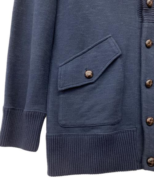BURBERRY BLUE LABEL（バーバリー ブルー レーベル）BURBERRY BLUE LABEL (バーバリー ブルー レーベル) 厚手カーディガン ネイビー サイズ:2の古着・服飾アイテム