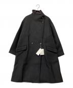 journal standard L'essageジャーナルスタンダード レサージュ）の古着「トップビーバースタンドコート」｜ネイビー