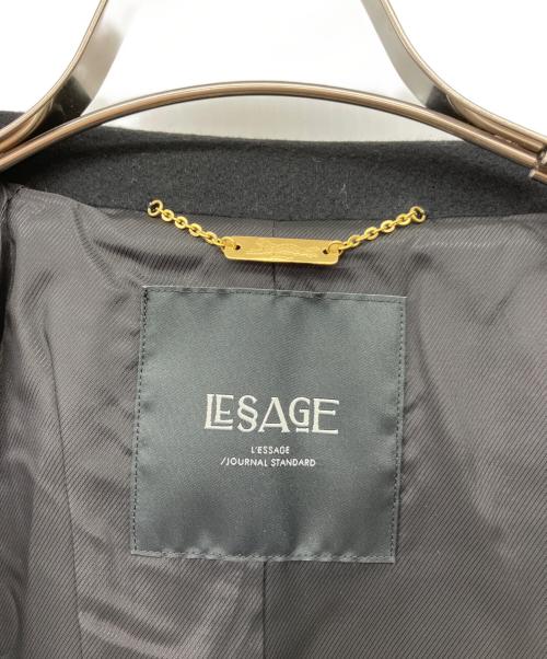 journal standard L'essage（ジャーナルスタンダード レサージュ）journal standard L'essage (ジャーナルスタンダード レサージュ) トップビーバースタンドコート ネイビー サイズ:FREE 未使用品の古着・服飾アイテム