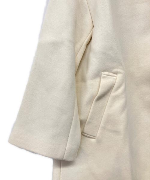 IENA（イエナ）IENA (イエナ) ボトルネックトラペーズコート ホワイト サイズ:38 未使用品の古着・服飾アイテム