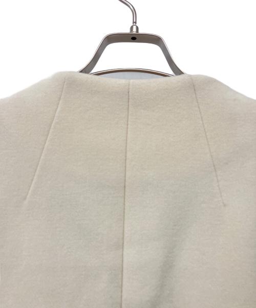 IENA（イエナ）IENA (イエナ) ボトルネックトラペーズコート ホワイト サイズ:38 未使用品の古着・服飾アイテム