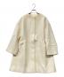 IENA（イエナ）の古着「ボトルネックトラペーズコート」｜ホワイト