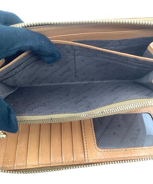 DAKOTA（ダコタ）DAKOTA (ダコタ) 長財布 キャメルの古着・服飾アイテム