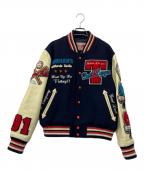 TED COMPANYテッドカンパニー）の古着「スタジャン」｜ネイビー×アイボリー