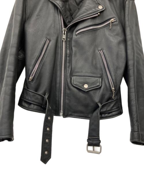 HARLEY-DAVIDSON（ハーレーダビッドソン）HARLEY-DAVIDSON (ハーレーダビッドソン) ダブルライダースジャケット ブラック サイズ:36の古着・服飾アイテム