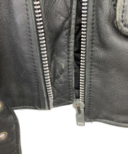 HARLEY-DAVIDSON（ハーレーダビッドソン）HARLEY-DAVIDSON (ハーレーダビッドソン) ダブルライダースジャケット ブラック サイズ:36の古着・服飾アイテム