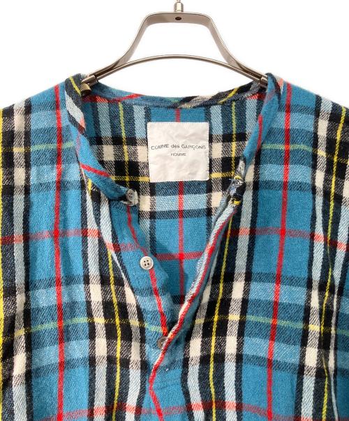 COMME des GARCONS HOMME（コムデギャルソン オム）COMME des GARCONS HOMME (コムデギャルソン オム) 長袖シャツ ブルー サイズ:不明の古着・服飾アイテム