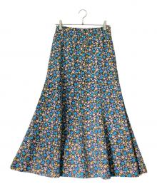 UNITED ARROWS TOKYO（ユナイテッドアローズトウキョウ）の古着「フラワー セミマーメイド スカート B†」｜マルチカラー